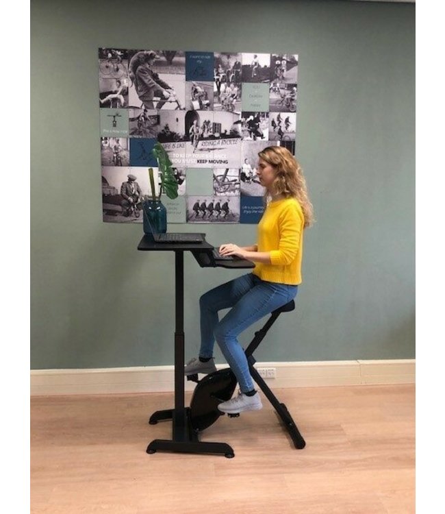 Updesk High Handmatig compact sta-zit bureau