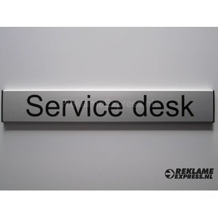 Bordje Service Desk wandmodel