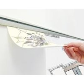 Ophangen van werkbon en tekening profiel 50 cm.