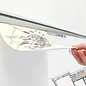 Ophangen van werkbon en tekening profiel 50 cm.