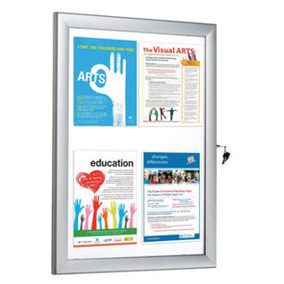 Platte vitrine A0 formaat 91x125.9 cm A0 papiermaat