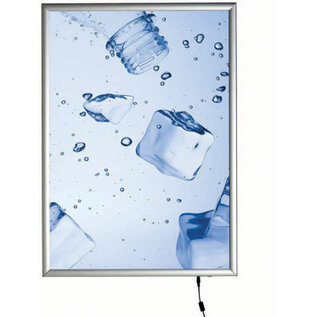 Verlichte posterlijst A3 29.7x42 cm. LED verlichting en klikprofiel