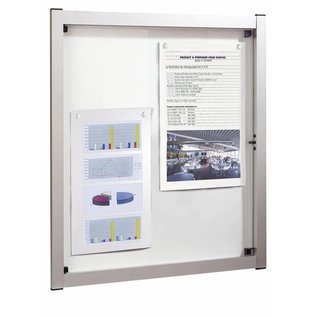 Informatievitrine, wandvitrine 72x71,5 cm Media