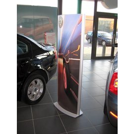 Reclamezuil 60x168 cm geheel verlicht aan 2 zijden.