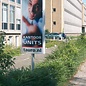 Reclamezuil 1 paal 69x220 cm met full colour