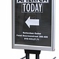 Poster Plus Prof Aluminium voor posters 83x122 cm.