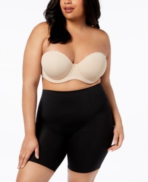 thinstincts mid thigh short spanx plus size