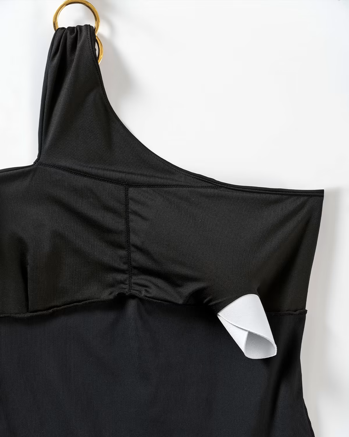 Slimming Asymmetrical Swimsuit Leonisa | Black