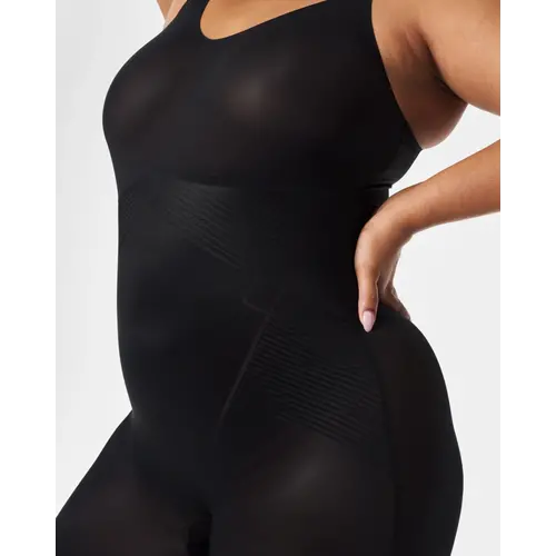 Spanx Thinstincts 2.0 Closed-bust Mid Thigh Bodysuit SPANX | Black