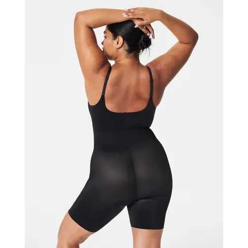 Spanx Thinstincts 2.0 Closed-bust Mid Thigh Bodysuit SPANX | Black