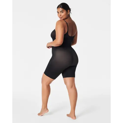 Thinstincts 2.0 Closed-bust Mid Thigh Bodysuit SPANX | Black