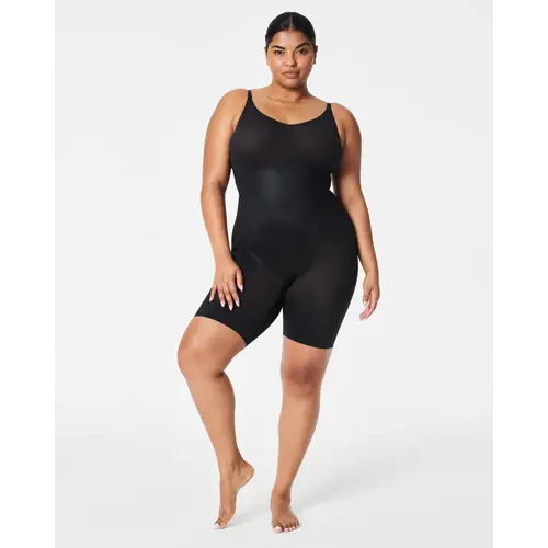 Thinstincts 2.0 Closed-bust Mid Thigh Bodysuit SPANX | Black