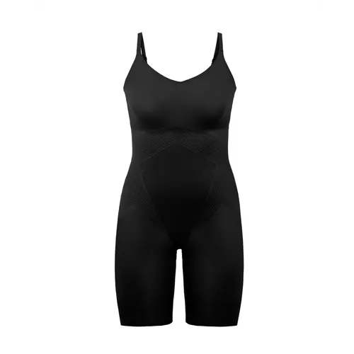 Thinstincts 2.0 Closed-bust Mid Thigh Bodysuit SPANX | Black