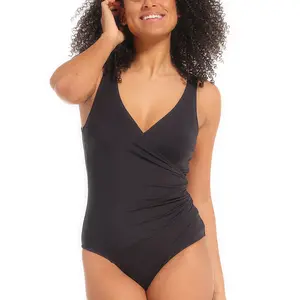 Magic BodyFashion Womens Seamless Bodysuit Comfort Shaping Slimbody Body  Briefer Shapewear Black S