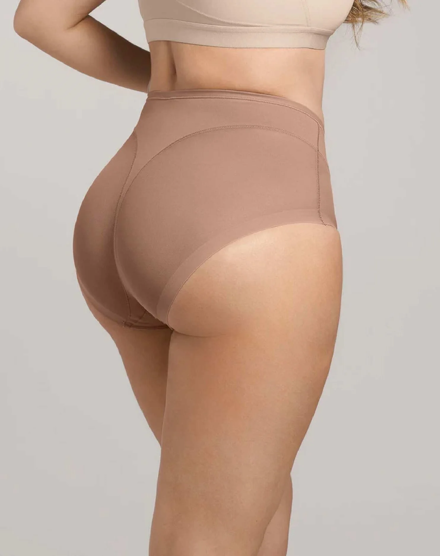 Leonisa High Waisted Seamless Comfy Thong Panty - Firm Tummy