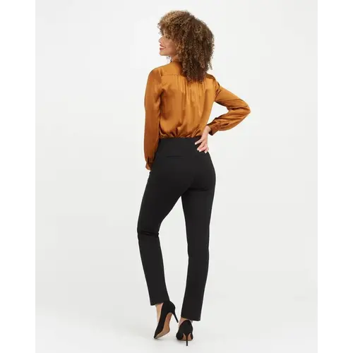 Spanx Perfect Black Pant - Slim Straight Leg | Black