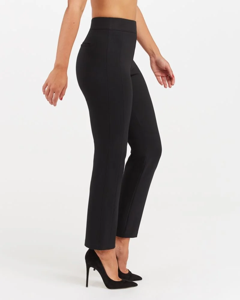 SPANX, Pants & Jumpsuits, Spanx The Perfect Slim Straight Pant Classic  Black Size Medium Tall 3