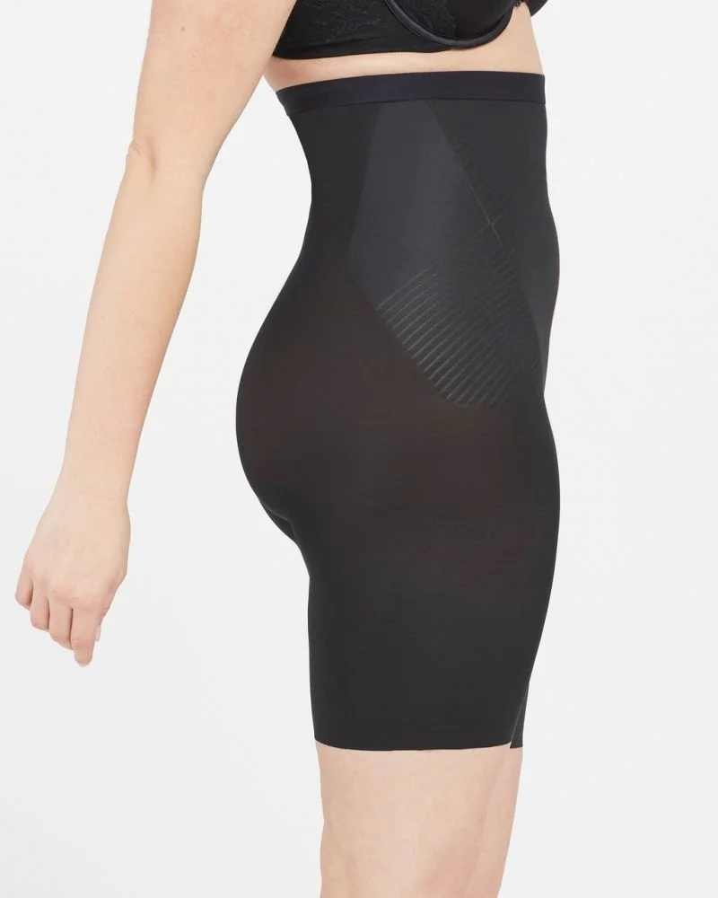 Buy SPANX® High Waisted Thigh Shaping Black Tights from Next Netherlands