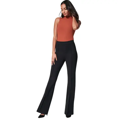 Spanx Perfect Black Hi-Rise Flare Pant | Black