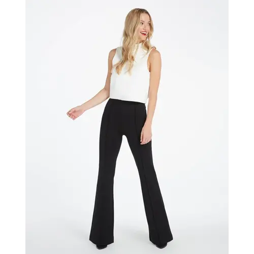 Spanx Perfect Black Hi-Rise Flare Pant | Black