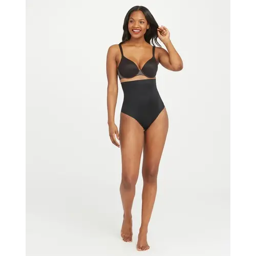 Suit Your Fancy High-Waisted Thong SPANX | Black