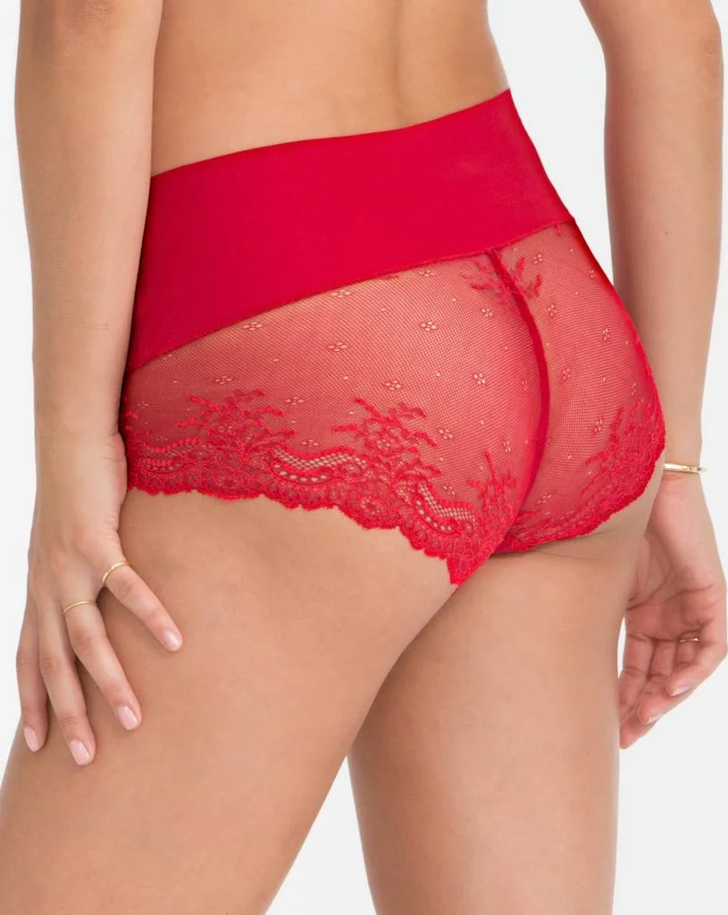 Hi-Hipster Undie-Tectable Lace SPANX | Rood