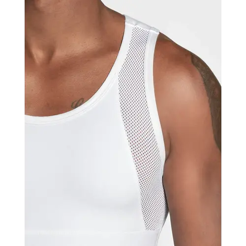 Firm Compression Singlet LEO | White