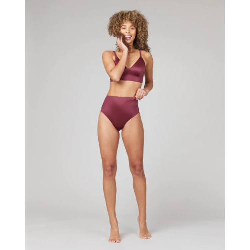 Shaping Satin Thong SPANX | Sangria