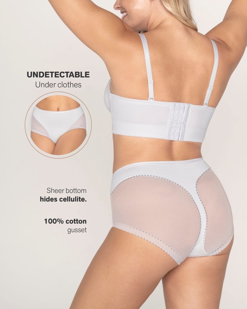 Truly Undetectable Comfy Panty Leonisa | White