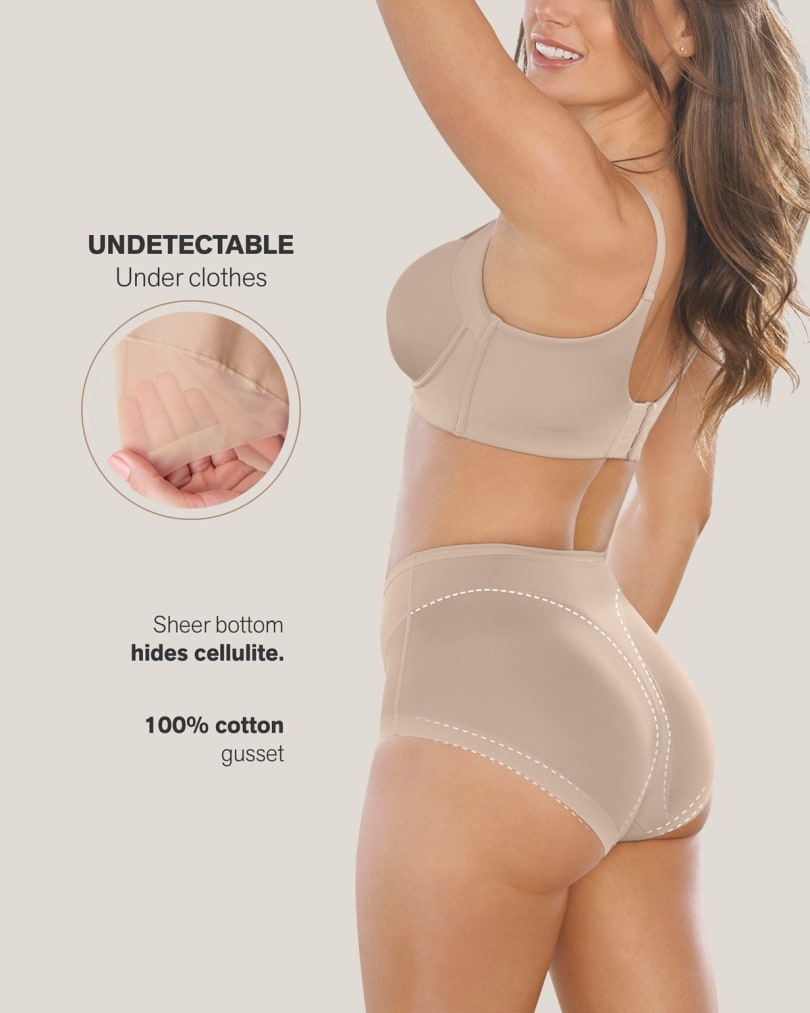 Truly Undetectable Comfy Panty Leonisa | Soft Nude