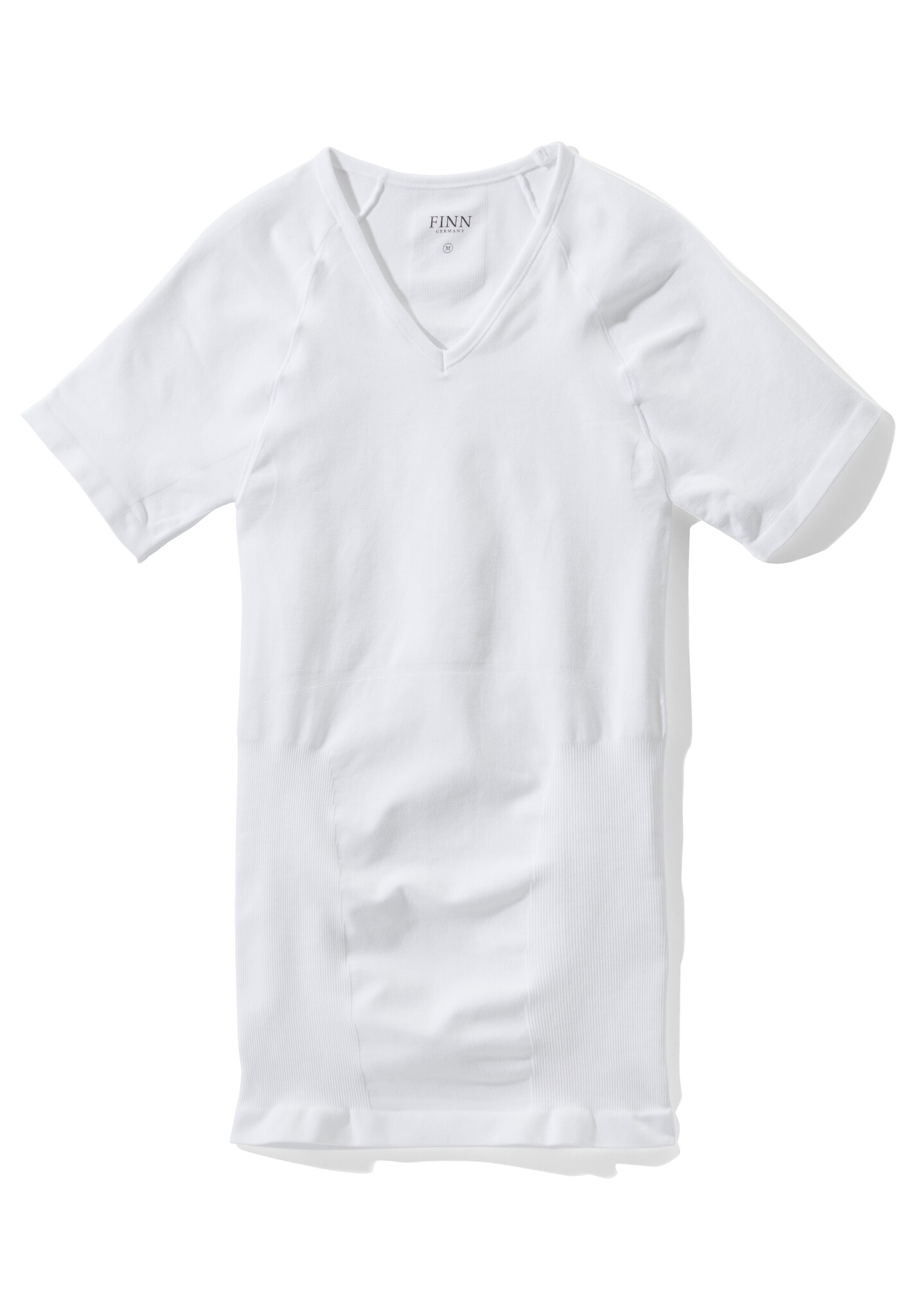 Seamless Compression T-Shirt FINN Design | White