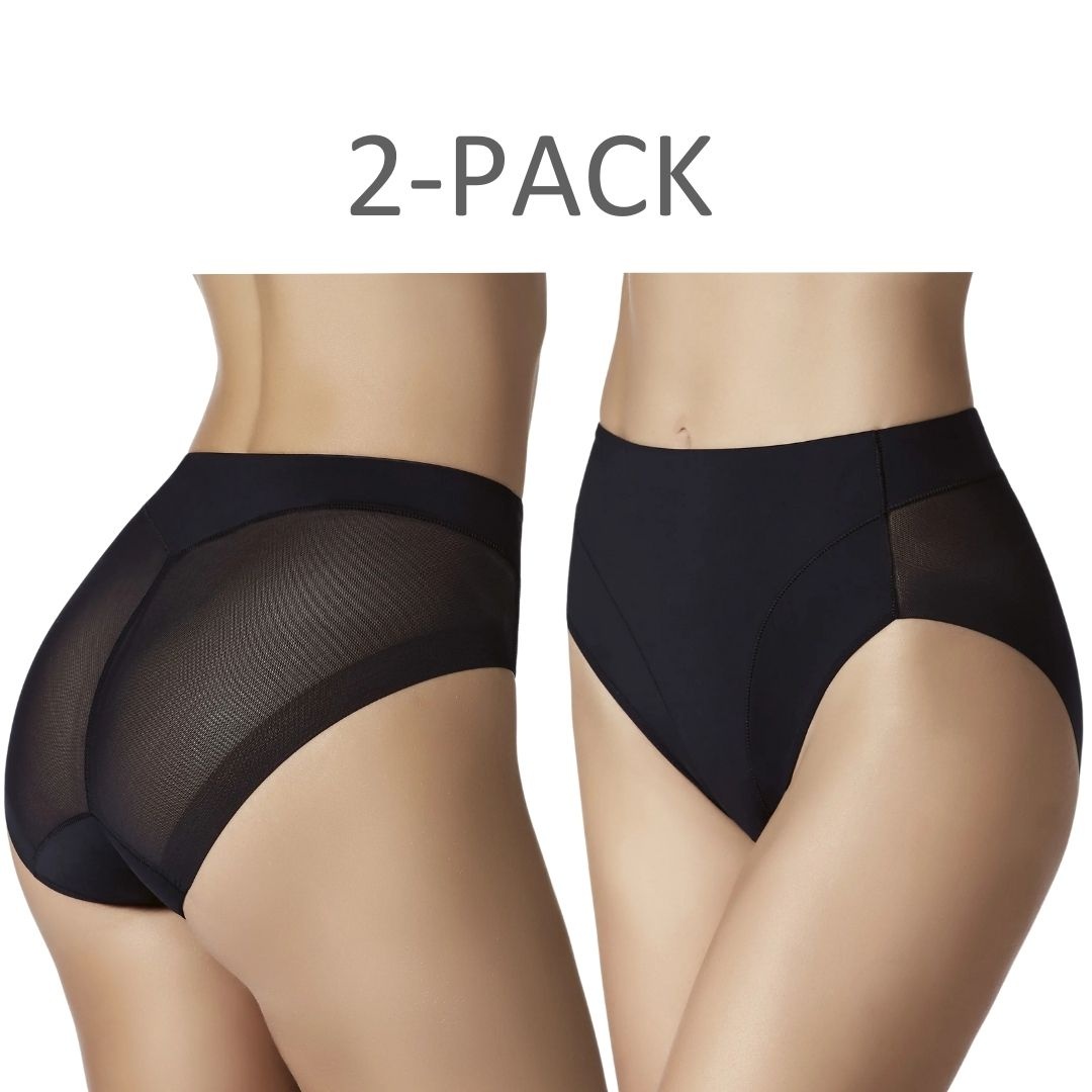 Vientre Plano Secrets Slip Janira - 2Pack | Black - Black