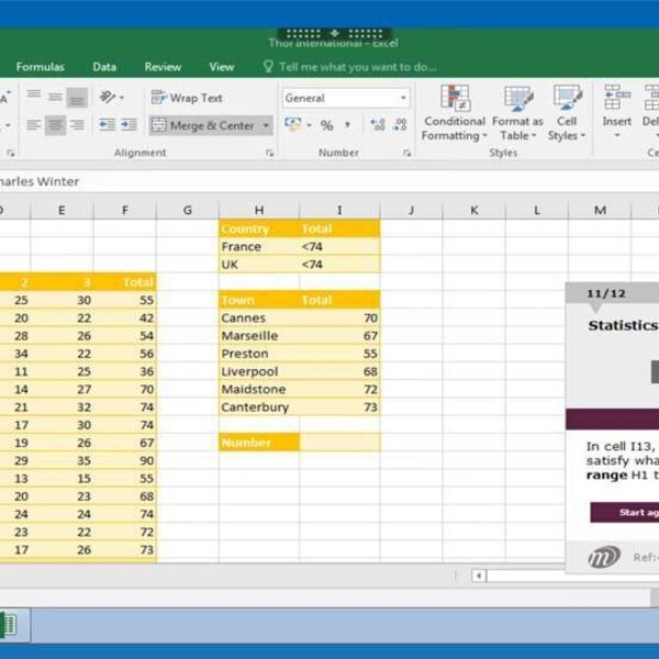 Excel 2016 Course E-learning Basics, Intermediate & Expert