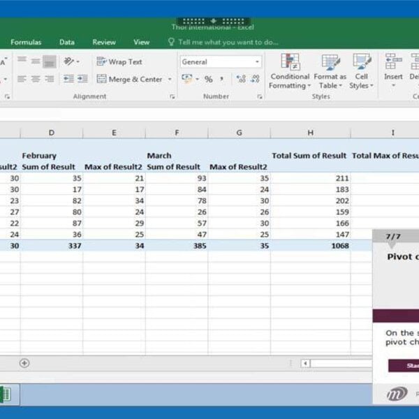 Excel 2016 Course E-learning Custom-made