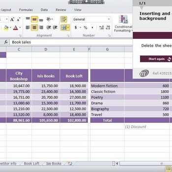 Excel 2010 Course E-learning Intermediate