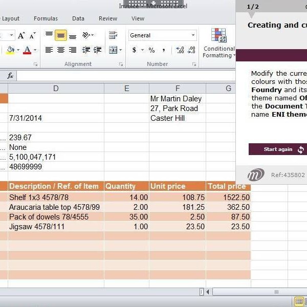 Excel 2010 Course E-learning Expert