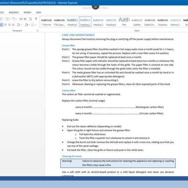 Word 2016 Course E-learning Intermediate