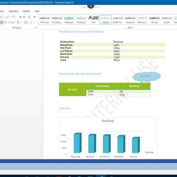 Word 2016 Course E-learning Basics, Intermediate & Expert