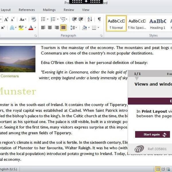Word 2013 Course E-learning Intermediate & Expert