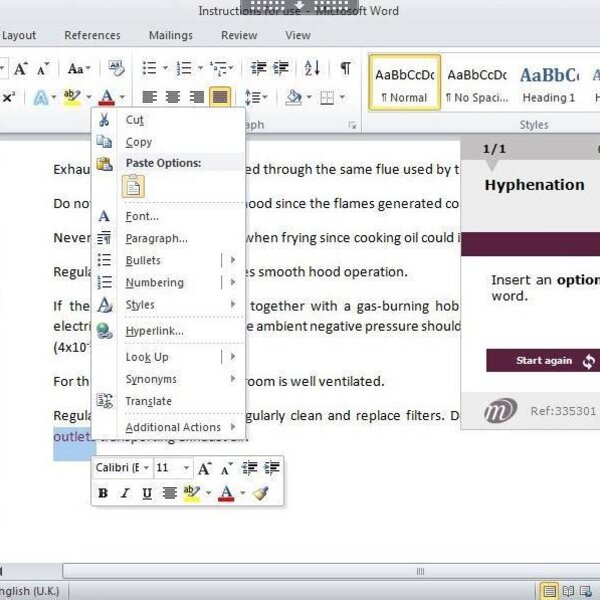 Word 2010 Course E-learning Basics, Intermediate & Expert