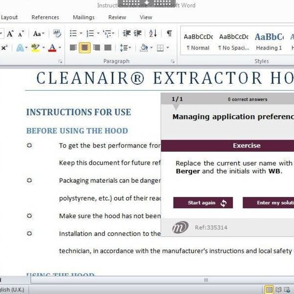 Word 2010 Course E-learning Basics, Intermediate & Expert