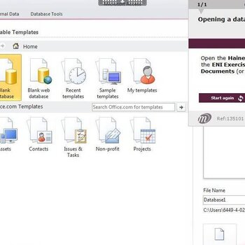 Access 2010 Course E-learning Intermediate & Expert