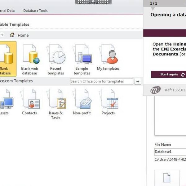 Access 2010 Course E-learning Intermediate & Expert
