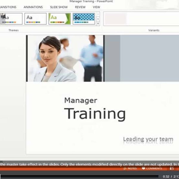 PowerPoint 2013 Course E-learning Basics