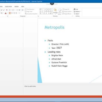 PowerPoint 2013 Course E-learning Intermediate