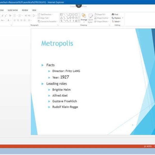 PowerPoint 2013 Course E-learning Custom-made