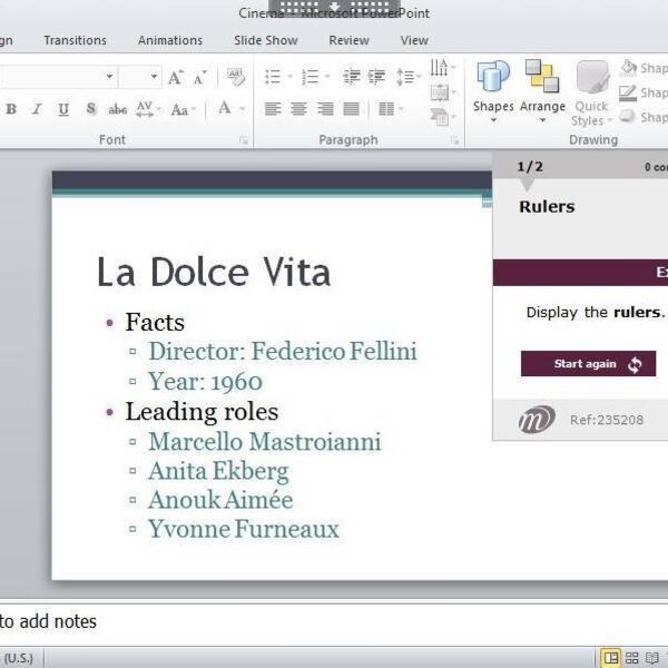 PowerPoint 2010 Course E-learning Intermediate & Expert