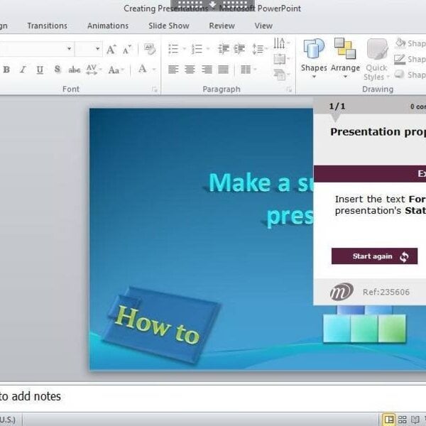 PowerPoint 2010 Course E-learning Intermediate & Expert
