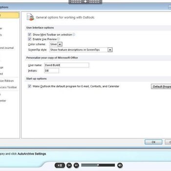 Outlook 2010 Course E-learning Custom-made