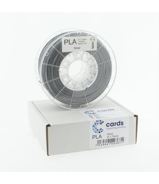 cards 3D Printing Solutions PLA Silver 1KG - 1,75mm
